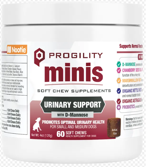 Progility Dog Mini Urinary Support Small Medium Br