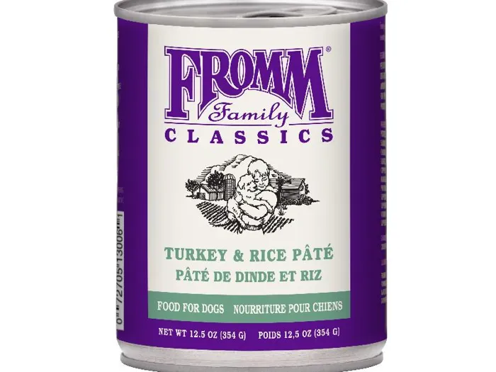 Fromm 12.5 Oz Dog Classic Trky Rice Pate Can 12/cs