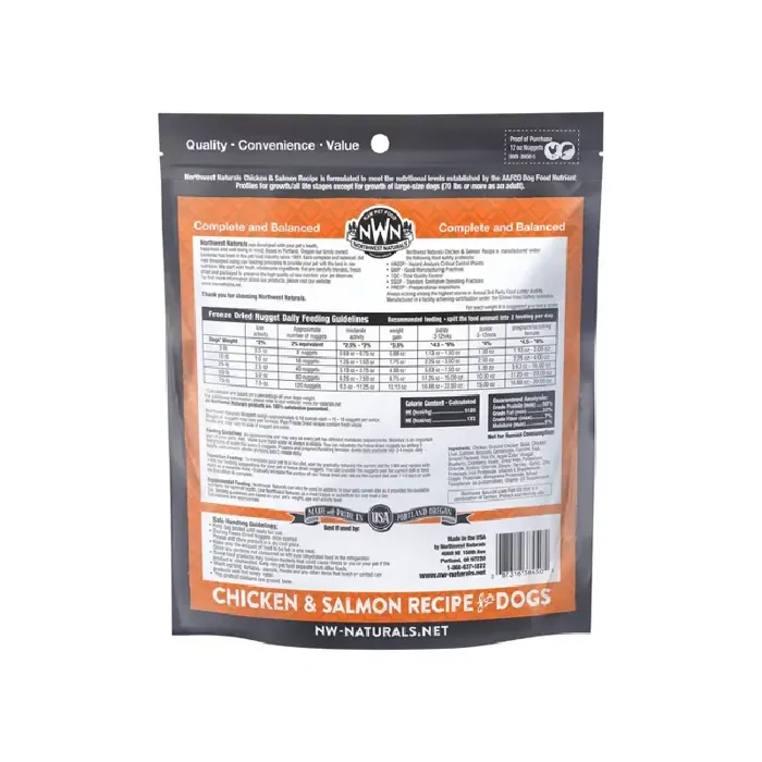 Northwest Naturals Nuggets Chicken Salmon 12-oz
