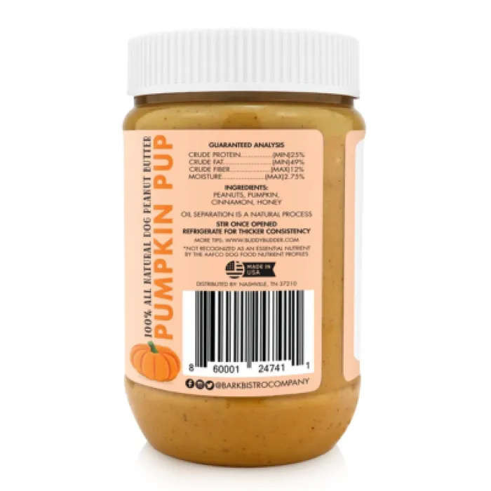 Buddy Budder Pumpkin Pup 17oz