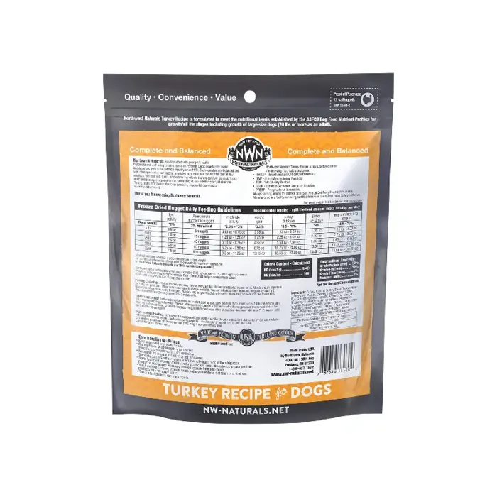 Northwest Naturals Raw Dog Fd Turkey 25-oz