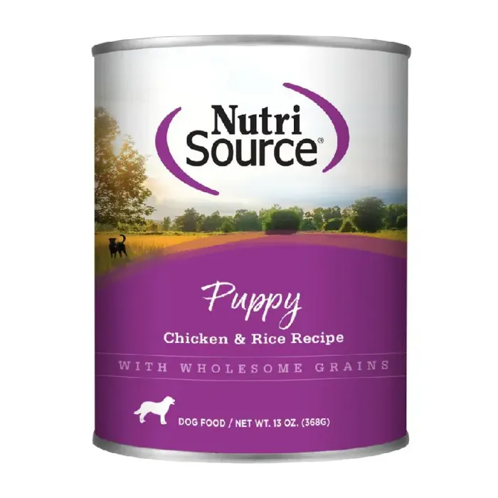 NutriSource Puppy Can Chicken & Rice 12.3oz
