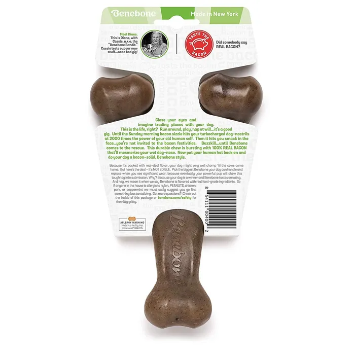Benebone Dog Chew Real Bacon Mini