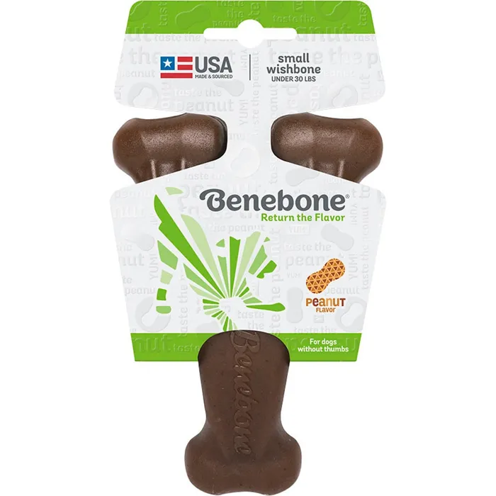 Benebone Wishbone Peanut Butter Small