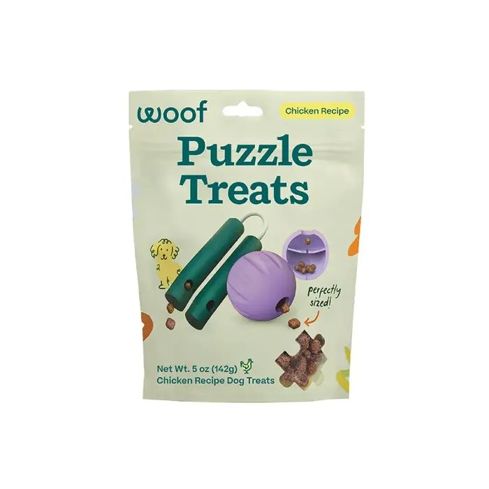 Woof Dog Treat Forager Puzzle Treats 5oz
