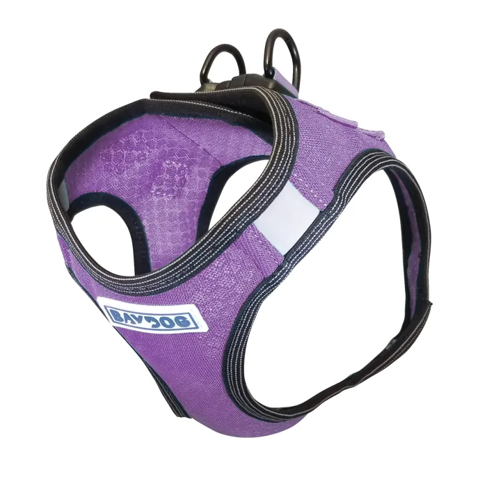 BayDog Liberty Bay Harness Violet XXS front view