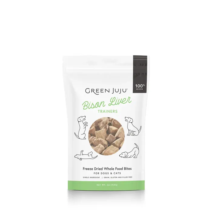 Green Juju FD Training Treats Bison 3-oz