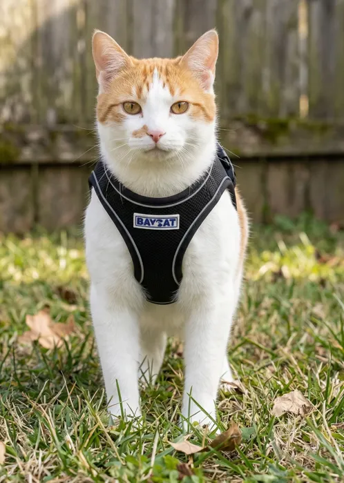 Baydog Baycat Harness Covert Black large outdoor view