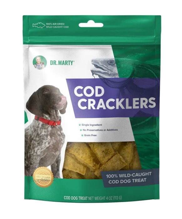 Dr Marty Treats Cod Cracklers 4-oz