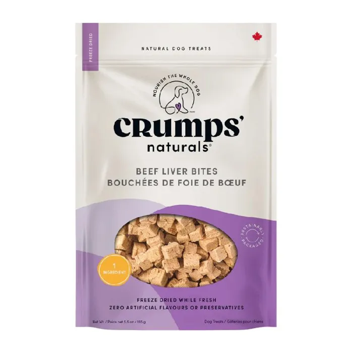 Crumps' Naturals Beef Liver Bites 5.5oz
