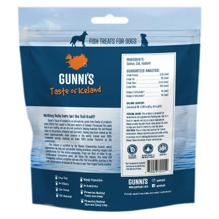 Gunni's Dog Treats Slmn Baby Bites 2.5-oz