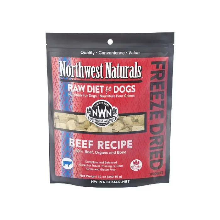 Northwest Naturals Freeze Dried Beef Nuggets 12-oz