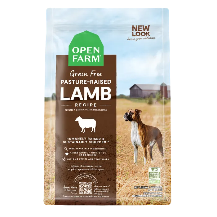 Open Farm Grain Free Pasture Raised Lamb Dog 22-lb