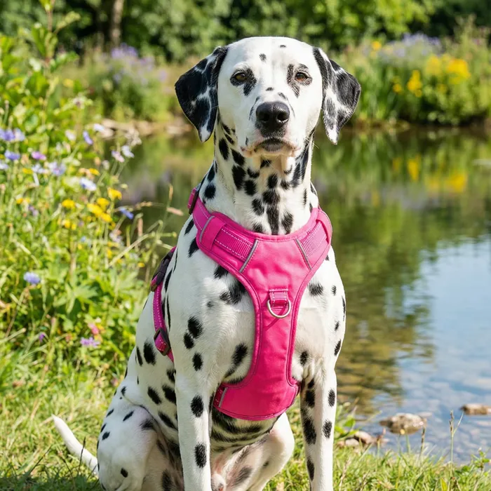 Bay Dog Chesapeake Harness Sunset Pink XL lifestyle