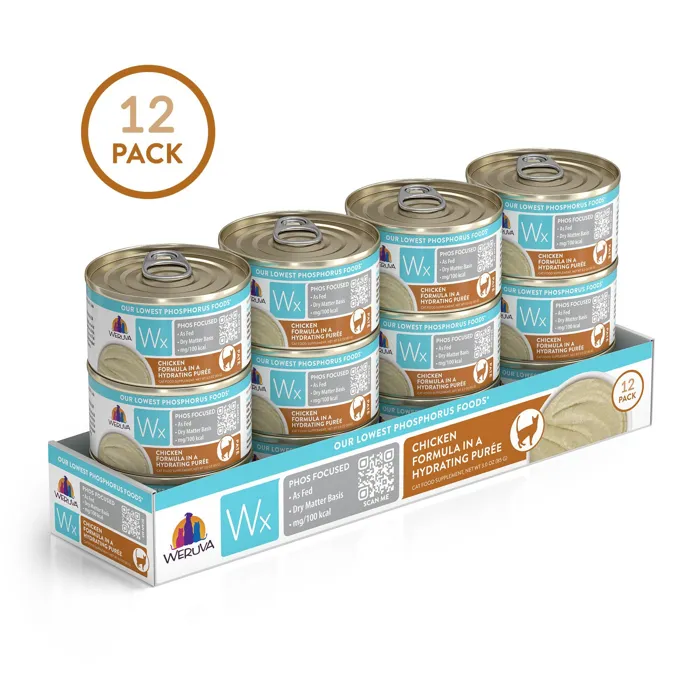 Weruva Cat Wx Phos Focused Chicken Puree 3oz