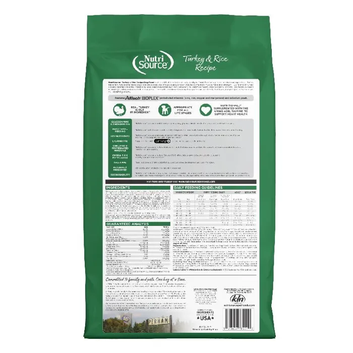 Turkey And Brown Rice - 26lb
