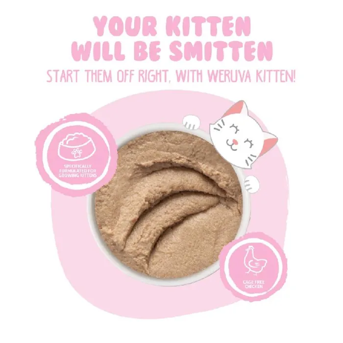 Weruva Kitten Can 3 Oz Chicken Breast Puree 12/tr