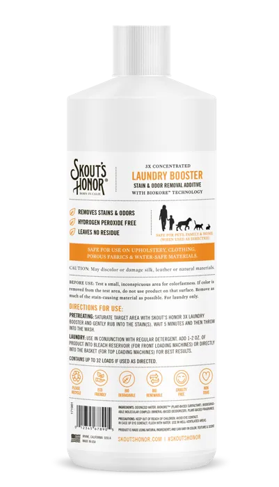 Skout's Honor Laundry Boost Stain & Odor 32oz