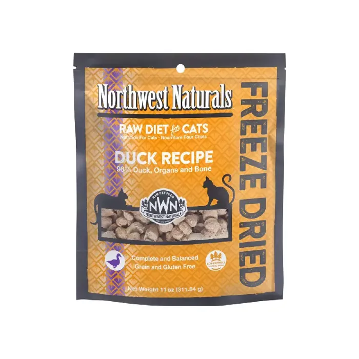Northwest Naturals Raw Fd Cat Duck Recipe 11-oz
