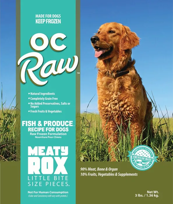 OC Raw Frzn Fish & Produce Meaty Rox 3#