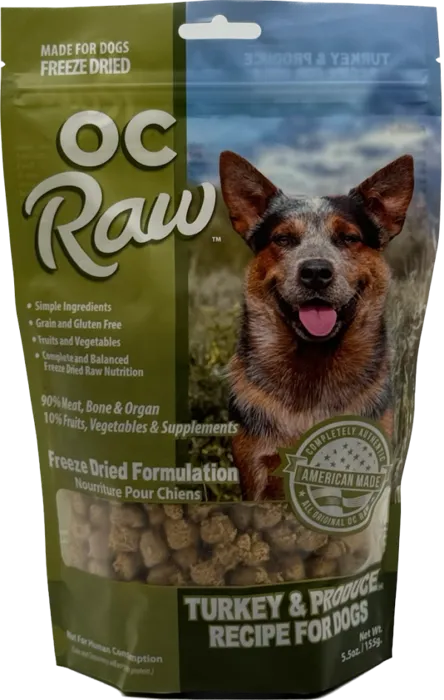 OC Raw Dog Turkey Rox FD 5.5oz